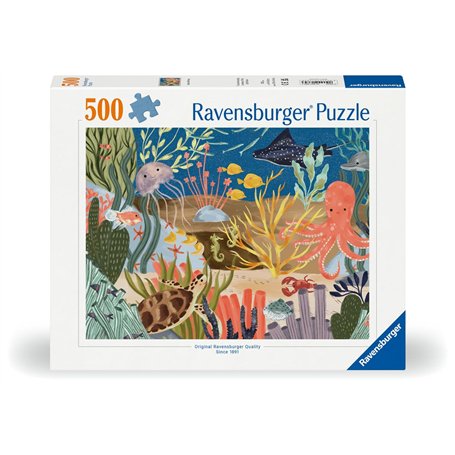 Ravensburger - Puzzle 500 pièces - Fantaisie Océanique - Adultes et Enfants dès 12 Ans - Puzzle de qualité supérieure - Illustra