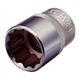 KS Tools 911.1577 Douille 12 pans - 1/2" - 17 mm - CHROMEmat