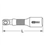 KS TOOLS 918.1458 Rallonge articulée 1/4 CHROMEplus 250mm