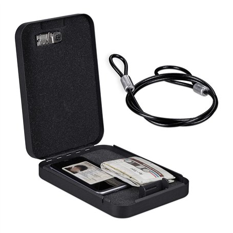 Relaxdays Coffre-fort voiture