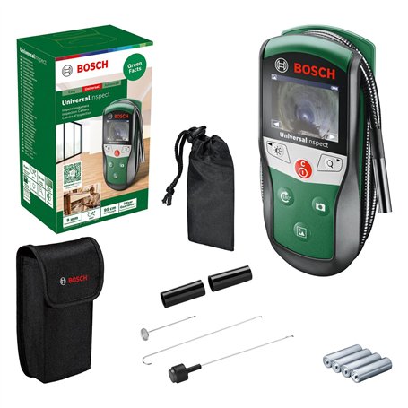 Bosch Caméra d'inspection UniversalInspect (endoscope d'un diamètre de 8 mm avec une longueur flexible de 0