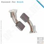 vhbw 2x balais de charbon 5 x 8 x 11 mm remplace Makita 191998-3, CB-57, CB-85, 191627-8, CB-64 pour outil électrique