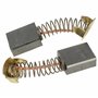 vhbw 2x Balais de charbon pour moteur 6