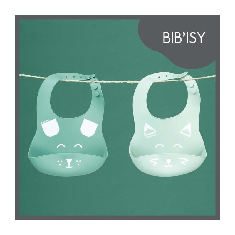 Image secondaire de Bavoir Babymoov A007608 Vert Silicone (2 Unités)