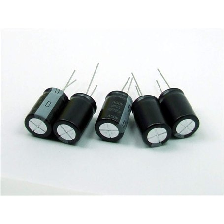 POPESQ® 5 pcs. x Condensateur electrolytique 33uF 400VDC #A3689