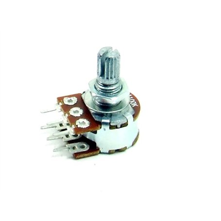 POPESQ® 1 pcs. x Potentiometre Double 100K Logarithmique PCB #A4655