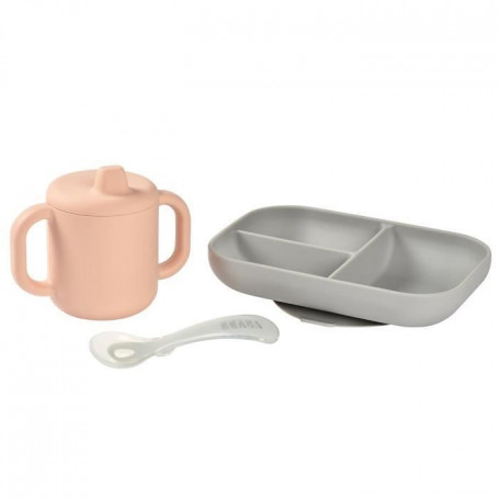 BEABA. Coffret d'apprentissage silicone + tasse - pink 50,99 €