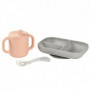 BEABA. Coffret d'apprentissage silicone + tasse - pink 50,99 €
