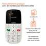Gigaset GL390 - Téléphone Mobile Débloqué Double-Sim Avec Interface Ergonomique Et Simple D'Utilisation, blanc