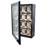 Uhrenhuette 2097 Vitrine murale pour 12 montres Noir