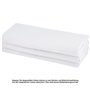 Lot de 3 torchons 100 % coton, structure nid d’abeille - Blanc