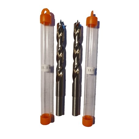 jjw-germany HSS-G Lot de 2 forets à bois hélicoïdaux de précision (D = 11