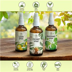 Lebensquelle Plus Pendentif en forme de goutte en lapis-lazuli - En forme de goutte percée - Avec cordon en coton - Pendentif en