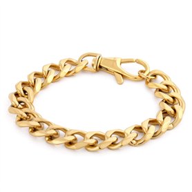 Akitsune Militium bracelet chane | maillons de la chane blinde Femme Homme Bracelet mtal - Or 17cm Akitsune Militium bracelet chane | maillons de la chane blinde Femme Homme Bracelet mtal - Or 17cm