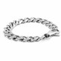 Akitsune Militium Bracelet Chane | Chane Blinde maillons Femme Homme Bracelet mtal - Argent 20cm