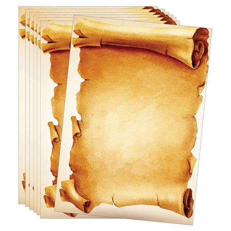 Lot de 30 feuilles de papier à lettre vintage Format A4 Idéal pour les invitations et lettres vintage