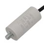 Lumonic Condensateur de démarrage avec Fil 25cm I 2µF 450V I 26x55mm I 2uF I Condensateur de moteur avec boîtier en plastique I