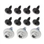 Equine Smile ES3009 Disques de dentition incurvés en silicone 8,5 cm pour chevaux Accessoires de mors Protection d'embout Protec Equine Smile ES3009 Disques de dentition incurvés en silicone 8