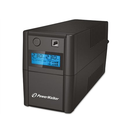 PowerWalker VI 650 SHL Schuko Interactivité de Ligne 650 VA 360 W 2 Sortie(s) CA