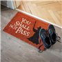 getDigital Paillasson You Shall Not Pass - Tapis de porte de haute qualité avec scène de fantaisie célèbre - Multicolore - 60 x