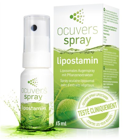 Ocuvers Lipostamin Spray pour les yeux – avec Euphrasia – 15 ml