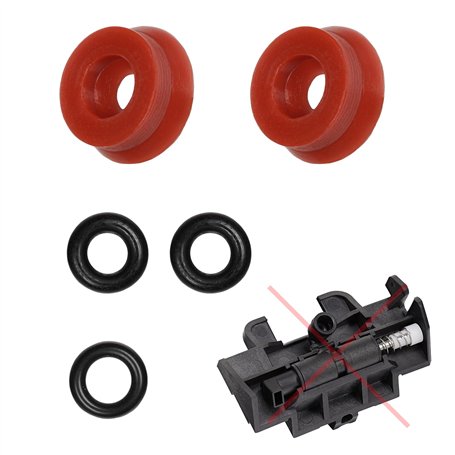 Kit de joints toriques pour vanne de drainage de l'unité de percolation compatible avec Jura Impressa AEG Krups Siemens Melitta