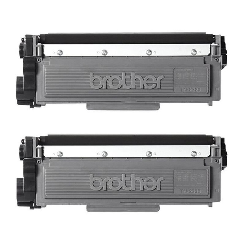 Brother TN-2320TWIN Cartouche de toner 1 pièce(s) Original Noir