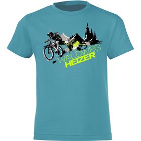 T-shirt de vélo pour enfant : chemin de forêt, cadeau pour garçon et fille, cycliste en montagne, VTT, BMX, vélo, descente, garç T-shirt de vélo pour enfant : chemin de forêt