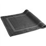 herzbach home - Tapis de Bain 100% Coton | 50 x 80 cm Lot de 2 | Tapis de Douche | Absorbant | Anthracite