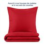 Blumtal Taie Oreiller 50x50 Lot de 2 - Housse de Coussin Microfibre - Taies d'oreillers avec Fermeture éclair, certifiée Oeko-Te