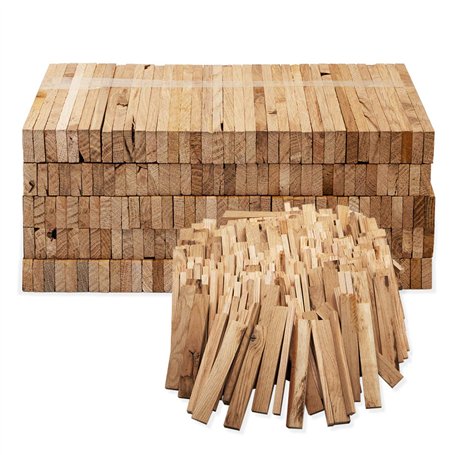Aleko Premium 4 kg de bois de chauffage ou de charbon de bois – Allume-feu en bois de chêne