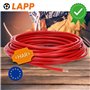 Lapp 4520046 H07V-K - Câble de Câblage Flexible en PVC - Toron 16 mm² Rouge