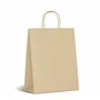 Inoverse 50 Sacs en Papier Kraft avec Poignées – 32 x 12 x 41 cm – Marron Sacs Cadeaux Recyclables