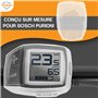 Bosch Purion Coque de protection étanche et transparente I Écran de vélo électrique Protection contre les rayures et l'eau I Pro