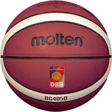 Molten B7G4050-DBB Ballon de basketball en cuir synthétique de qualité supérieure 12 cases Taille 7