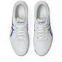 ASICS Homme Court Slide 4 Sneaker, White Dark Cobalt, 44 EU