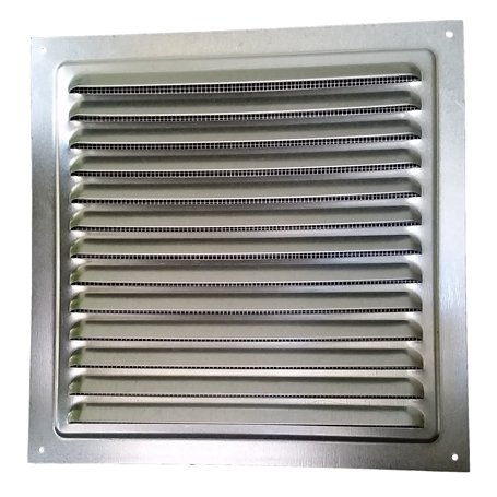 250x250mm Métal Grille de Ventilation avec filet contre les moustiques