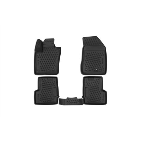 Element Tapis de Sol en Caoutchouc Premium Fiat 500x 2014-2020