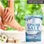 Sels de Bain 3 x1000g - Sels Epsom 3kg - Naturel Magnésium - Relaxation & Détoxification - Apaisant et Soulage les Muscles - Soi