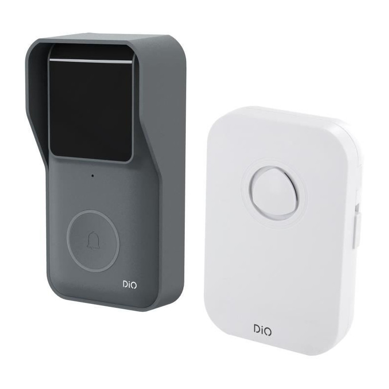 Sonnette Sans Fil avec Bouton-Pressoir Dio Connected Home DIOBELL-B01