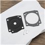 OTOTEC Lot de 2 kits de réparation de diaphragme de carburateur pour tronçonneuse - Remplace RB-122 - Compatible avec tronçonneu