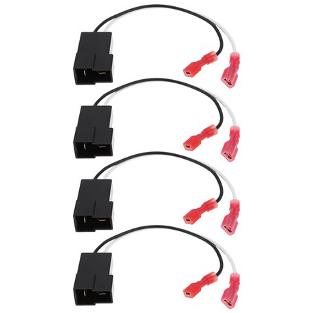 OTOTEC Lot de 4 Connecteurs de Haut-parleurs de Voiture Compatible avec Mini One Cooper R50 R52 R53