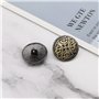 EMSea 20pcs Boutons de Vêtements en Métal 17mm - Forme Ronde Vintage pour Couture et Embellissements - Attache Décorative pour M