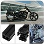 EMSea 2 Connecteurs Lot de Et Bornes de Moto Prise Audio Prise Tweeter Auto174463-2 173631-1 Compatible avec Ha-rley Davidson No
