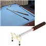 YINETTECH 4pcs Queue de Billard avec Tête de Pont Support Rétractable Queue de Billard Amovible Bâton Forme Différente Accessoir