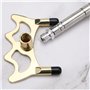 YINETTECH 4pcs Queue de Billard avec Tête de Pont Support Rétractable Queue de Billard Amovible Bâton Forme Différente Accessoir