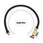YINETTECH Adaptateur de Tuyau d'extension de Gonfleur de Pneu Tuyau D'extension de Pompe à Air Portable Adaptateur de Valve Schr