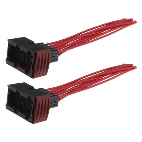 VGOL 2pcs Faisceau de Câblage Prise de Phare de Voiture Métier à Tisser 10 Broches Connecteur de Faisceau de Lampe Réparation Pr