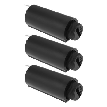 VGOL 3x Porte-fusibles Verticaux Fermés avec Capuchon 5 Mm X 20 Mm 250 V 10 A pour Tableaux d'alimentation Et Divers Petits Appa