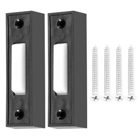 Lrtzizy 2 PièCes Interrupteur D'Ouvre-Porte de Garage Universel 41A4166 Bouton-Poussoir Mural éClairé Finition Noire avec Centre Lrtzizy 2 PièCes Interrupteur D'Ouvre-Porte de Garage Universel 41A4166 Bouton-Poussoir Mural éClairé Finition Noire avec Centre